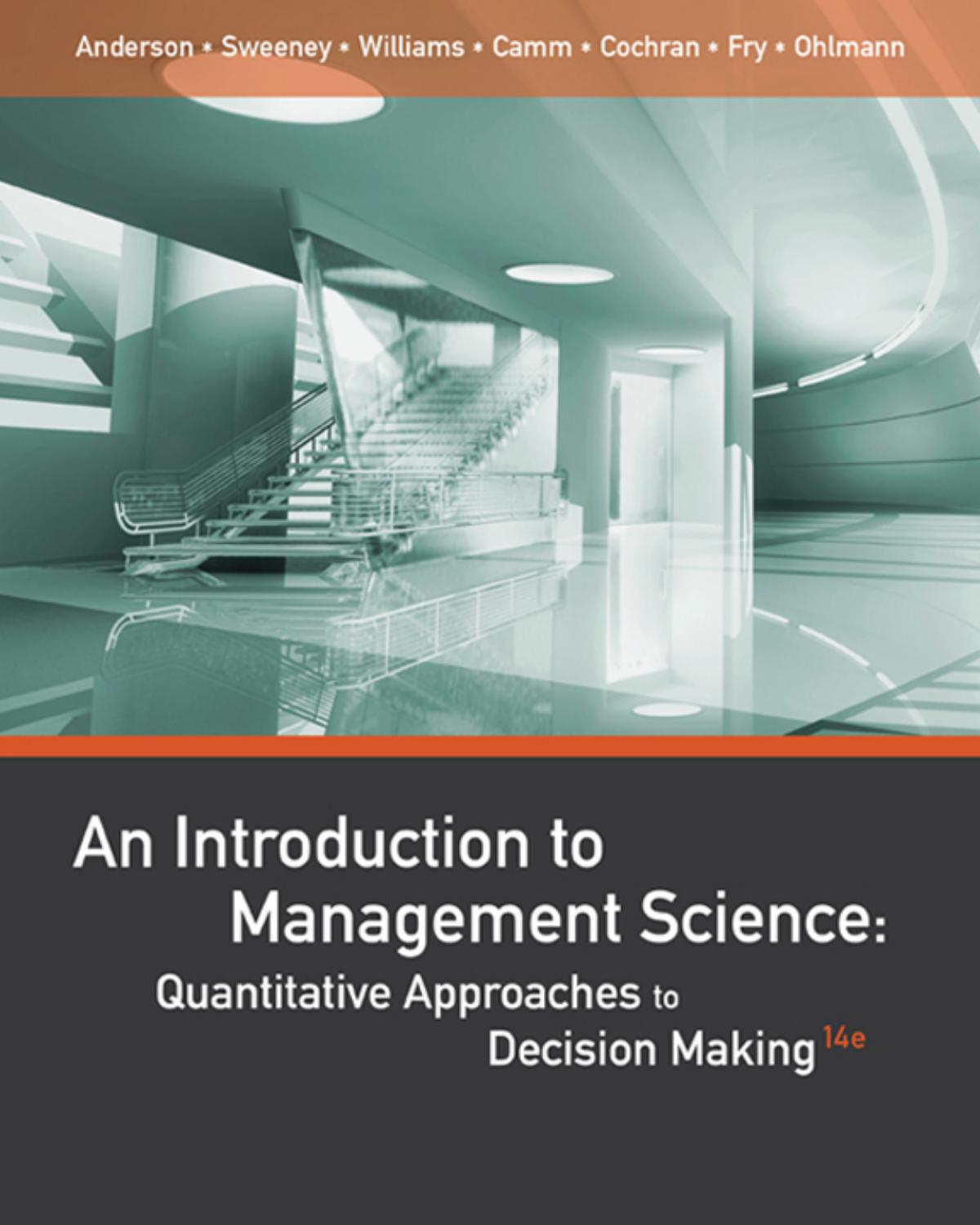 Introduction to Management Science Quantitative Approaches 14th Edition by tois J. Sweeney, An.jpg