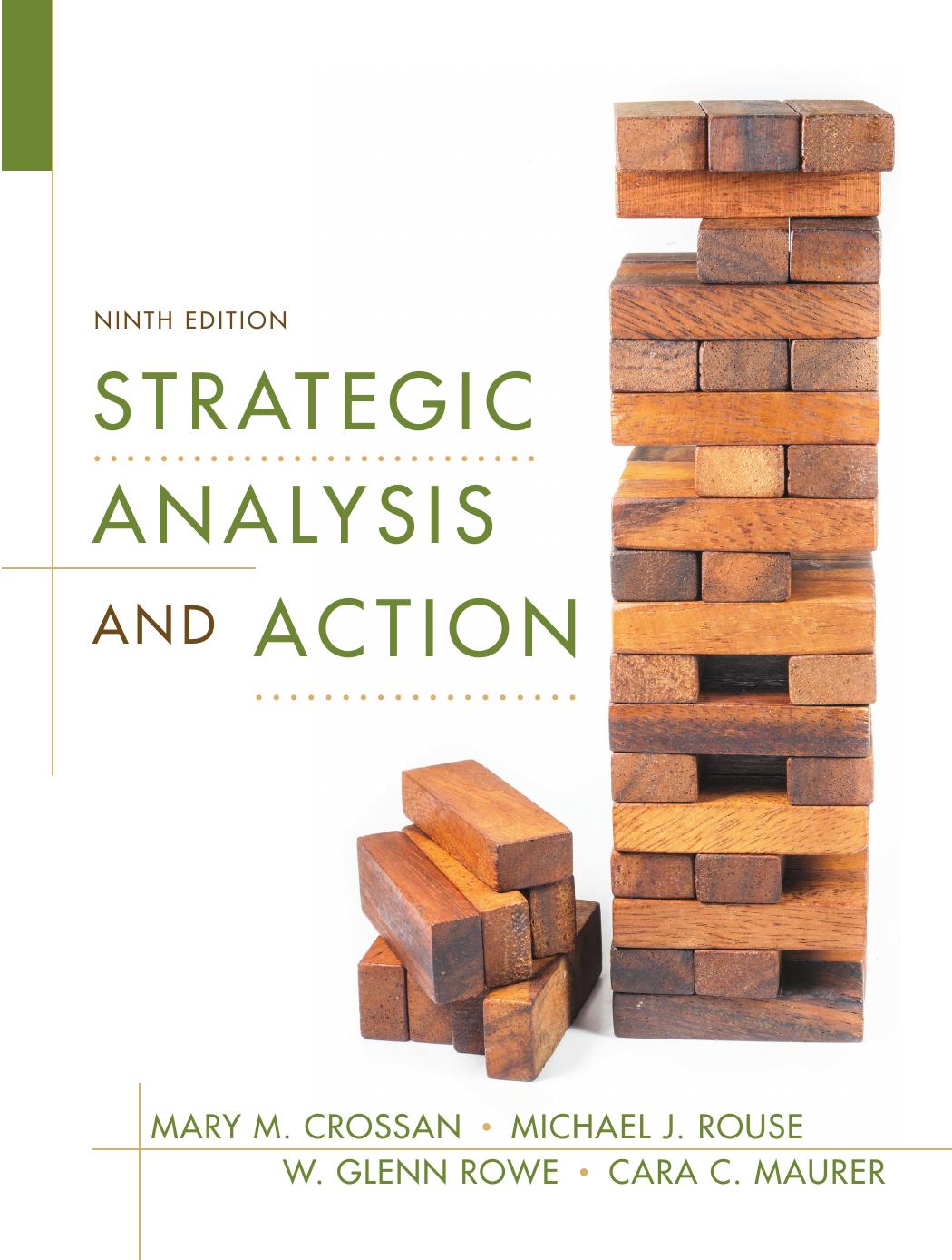 Strategic Analysis and Action 9th - Mary M. Crossan & Michael J. Rouse & W. Glenn Rowe & Cara C. Maurer.jpg