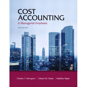 （textbook）Cost Accounting 14th Edition