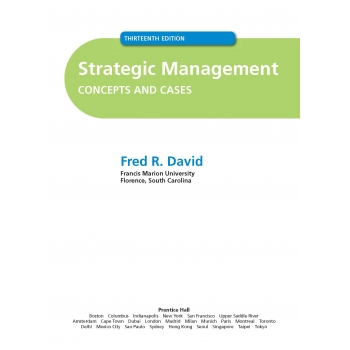 Instructor's Manual-战略管理 Strategic Management concepts