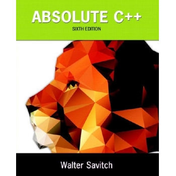 Absolute C++ 6th Edition (Absolute Cpp) 第六版