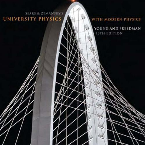 University Physics with Modern Physics, 13th edition