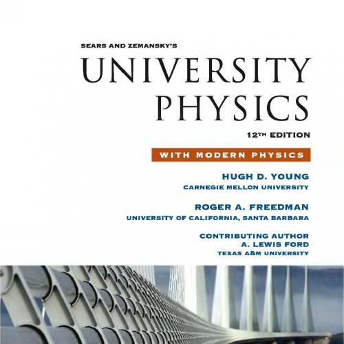 University Physics with Modern Physics, 12th edition