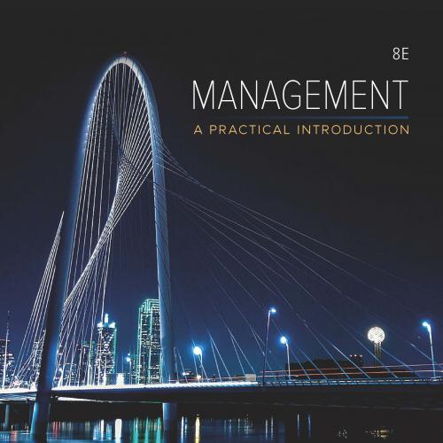 Management by Angelo Kinicki, 8th Edition
