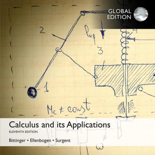 Calculus And Its Applications, Global Edition
