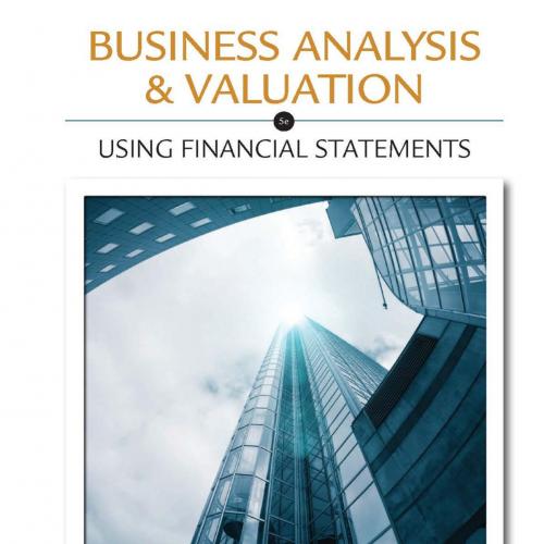 Business Analysis Valuation_ Using Financial Statements 5th - Healy, Paul M_