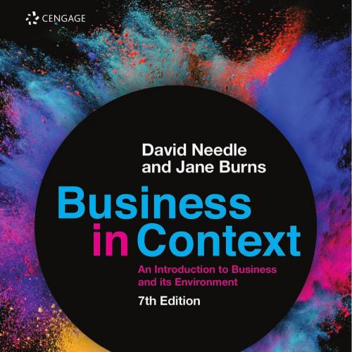 Business in Context An Introduction to Business and its Environment 7th 120Yuan