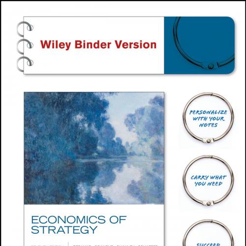 Economics of Strategy, 7th Edition by David Dranove & David Besanko