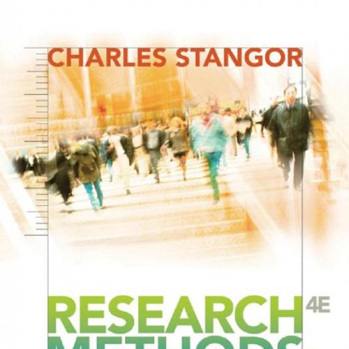 Research Methods for the Behavioral Sciences 4th Edition