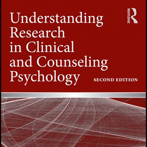 Understanding Research in Clinical and Counseling Psychology 2nd - Jay C. Thomas & Michel Hersen (edt)