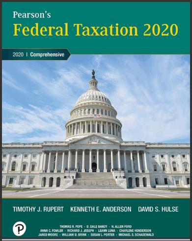 (TB)Pearson's Federal Taxation 2020 Comprehensive 33rd Edition.zip