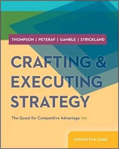 (Test Bank)Crafting & Executing Strategy The Quest for Competitive Advantage Concepts and Cases 19e.pdf