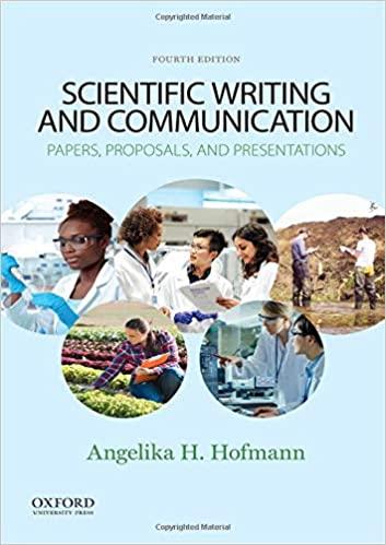 (PDF)Scientific Writing and Communication Papers, Proposals, and Presentations 4th Edition by Angelika H. Hofmann