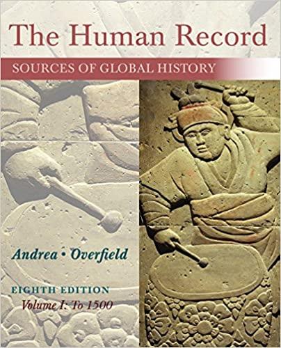 (PDF)The Human Record Sources of Global History, Volume I To 1500