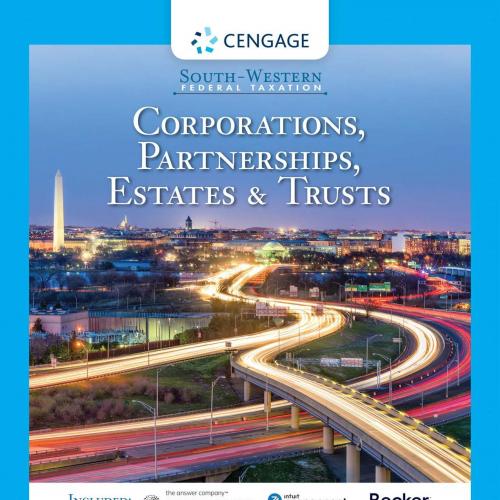South-Western Federal Taxation 2021 Corporations Partnerships Estates and Trusts 44th By William A