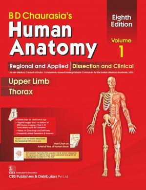 B. D. Chaurasia’s Human Anatomy Regional & Applied Dissection & Clinical, Volume 1