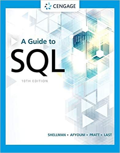 A Guide to SQL 10E