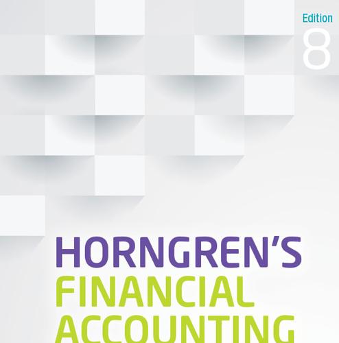 Horngren’s Financial Accounting 8th Australia Edition