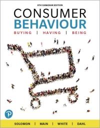 Consumer Behaviour Buying, Having, Being 8th Canadian Edition