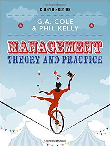 Management Theory and Practice 8th Edition [Gerald A. Cole]