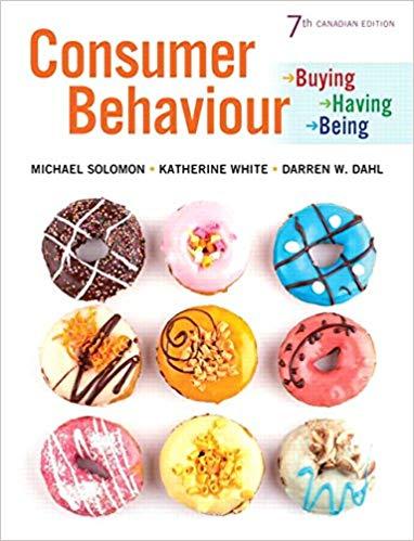Consumer Behaviour Buying Having and Being 7th Canadian Edition