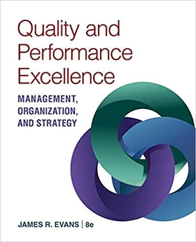 Quality and Performance Excellence 8th Edition [James R. Evans]