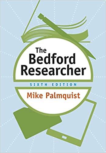 The Bedford Researcher 6th Edition [Mike Palmquist] PDF+Kindle