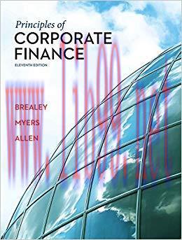 (PDF)eBook Online Access for Principles Of Corporate Finance, 11E, With Access Code For Connect Plus 11th Edition