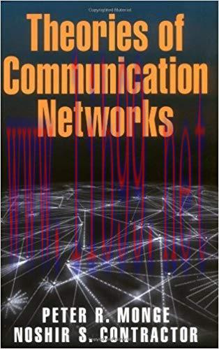(PDF)Theories of Communication Networks 1st Edition