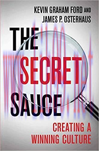 (PDF)The Secret Sauce: Creating a Winning Culture 1st ed. 2015 Edition