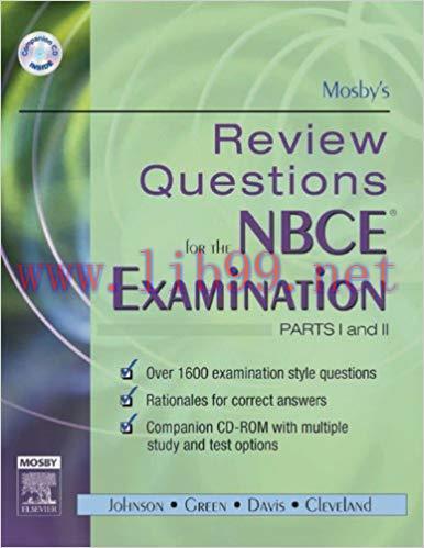 (PDF)Mosby’s Review Questions for the NBCE Examination: Parts I and II – E-Book