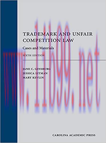 [PDF]Trademark and Unfair Competition Law Cases and Materials, Sixth Edition 6th Edition PDF+AZW3