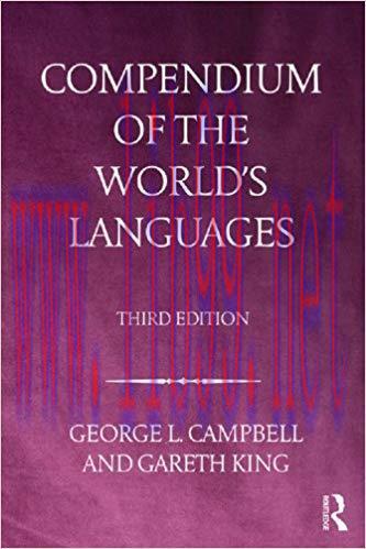 Compendium of the World’s Languages 3rd Edition,