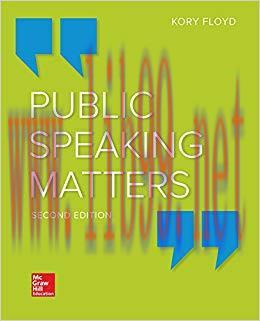 Public Speaking Matters 2nd Edition,