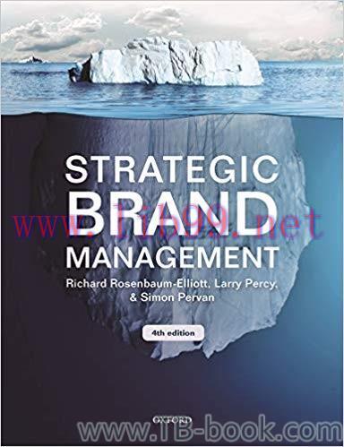 Strategic Brand Management 4th Edition by Richard Rosenbaum-Elliott 课本