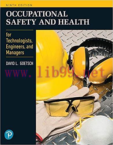 (PDF)Occupational Safety and Health for Technologists, Engineers, and Managers 9th Edition