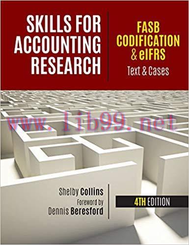 (PDF)Skills for Accounting Research 4th by Collins