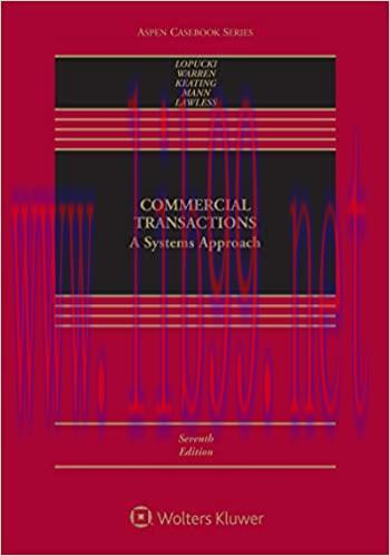 (PDF)Commercial Transactions: A Systems Approach (Aspen Casebook Series)