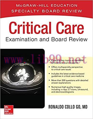[EPUB]Critical Care Examination and Board Review 2018