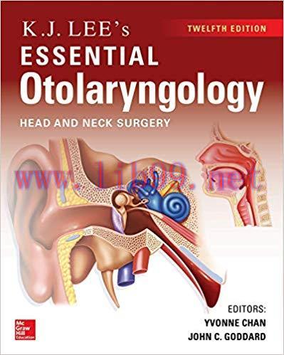 [PDF]KJ Lee’s Essential Otolaryngology, 12th Edition [Yvonne Chan]