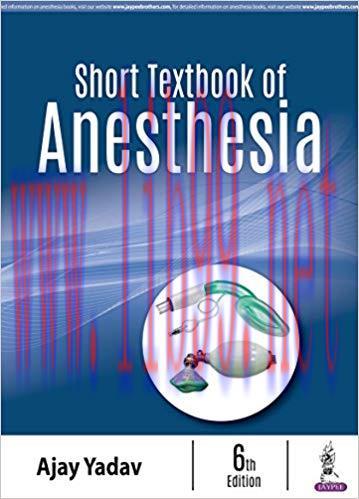[PDF]Short Textbook of Anesthesia 6th Edition