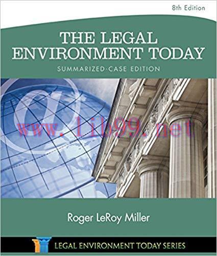 [PDF]The Legal Environment Today - Summarized Case Edition 8th Edition
