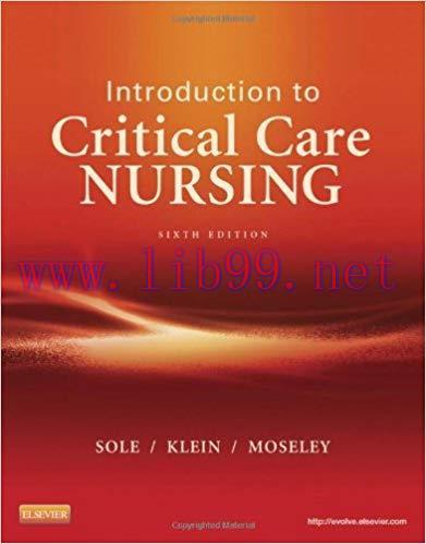 [PDF]Introduction to Critical Care Nursing, 6th Edition