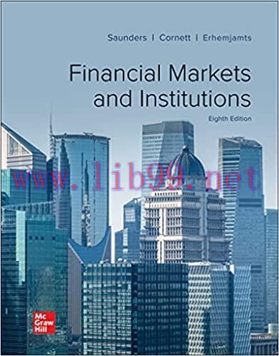 [PDF]ISE EBOOK Financial Markets and Institutions 8E [Anthony Saunders]