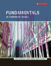 [PDF]Fundamentals of Corporate Finance, 10th Canadian Edition [Stephen A. Ross]