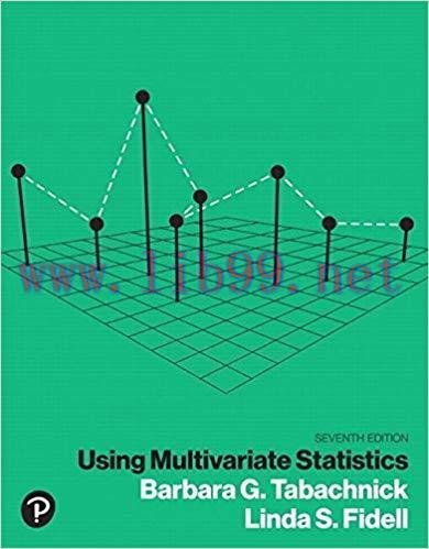 [PDF]Using Multivariate Statistics, 7th Edition [Barbara Tabachnick]