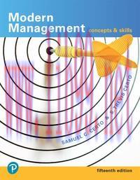 [PDF]Modern Management: Concepts and Skills, 15th Edition [Samuel C. Certo]