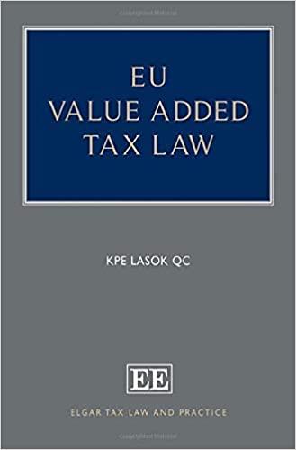 EU Value Added Tax Law (Elgar Tax Law and Practice series)
