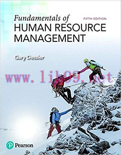 [PDF]Fundamentals of Human Resource Management, 5th Edition [Gary Dessler] + 4e