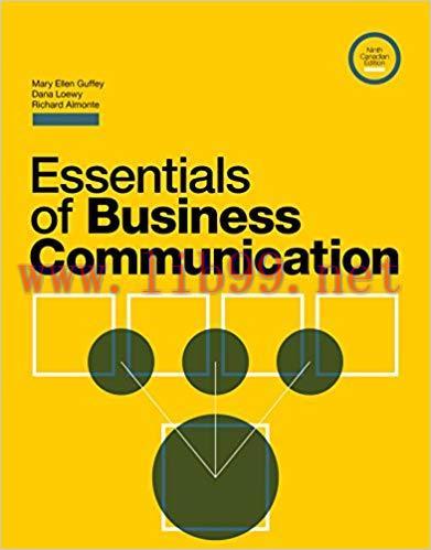 [PDF]Essentials of Business Communication, 9th Canadian Edition